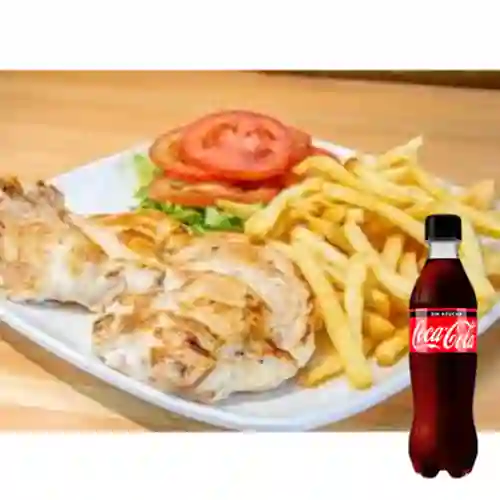 Combo Pechuga a la Plancha +Cocacola S/az 350ml