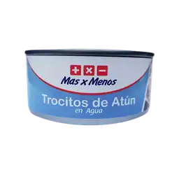 Mas x Menos Atún Agua Trocitos