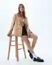 Buzo Mujer Beige Talla S 629f010 Americanino