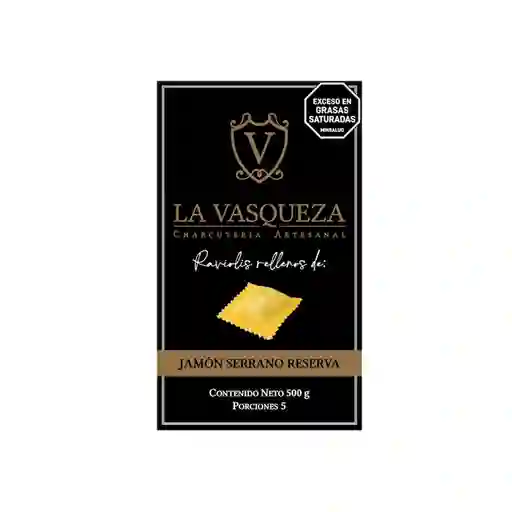 La Vasqueza Ravioli Relleno de Jamón Serrano