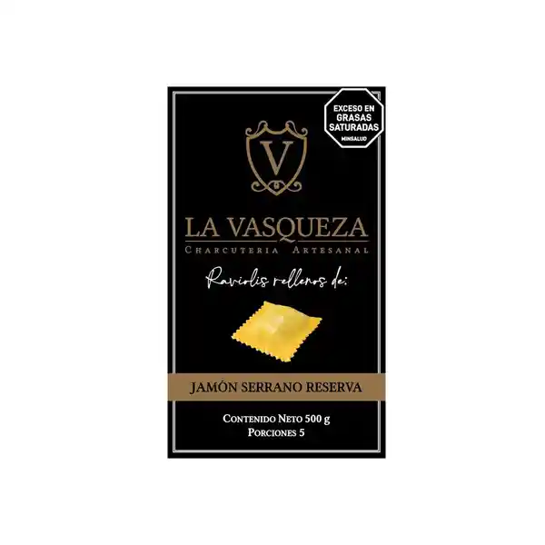 La Vasqueza Ravioli Relleno de Jamón Serrano