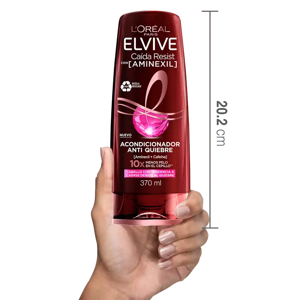 Acondicionador Elvive Loreal Paris Caída Resist Aminexil 370 ml