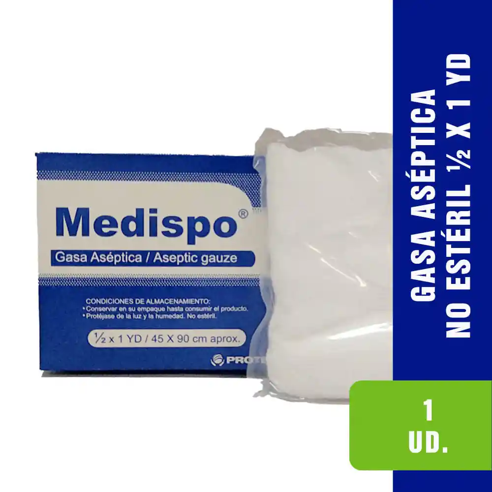 Gasa Cuadrada Protex 1-2 X 1 Yd