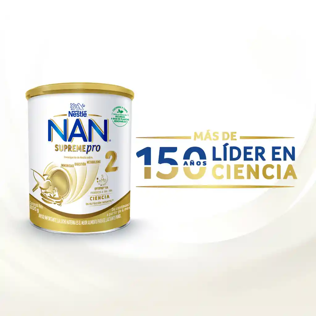 Fórmula infantil NAN SUPREMEPRO Etapa 2 x 800g