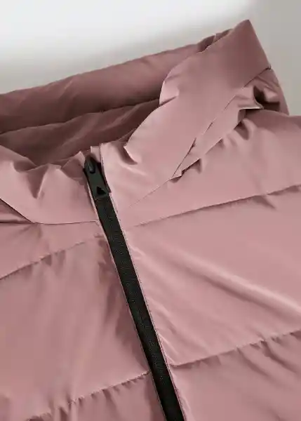 Abrigo Anorak Seller Rosa Pastel Talla 21 Teen Niñas Mango