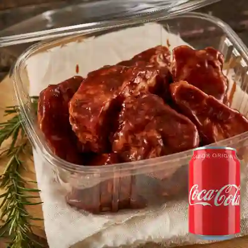 Combo Costilla Bbq + Coca-Cola Sabor Original 330 ml