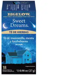 Bigelow Infusión té Herbal Manzanilla Rosas