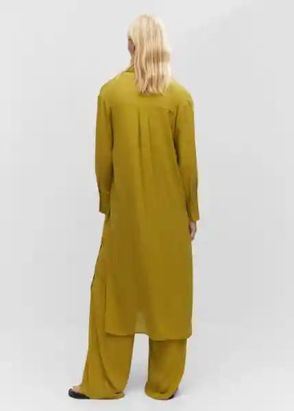 Vestido Tulipa-A Oliva Talla XL Mujer Mango