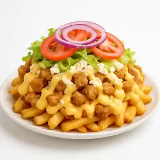 Papas con Chicharrones