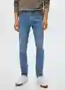 Pantalón Jean Jan Tejano Medio Talla 48 Hombre Mango