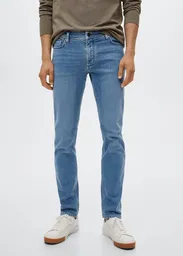 Pantalón Jean Jan Tejano Medio Talla 48 Hombre Mango