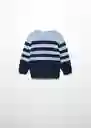 Buzo Jersey Liam Navy Talla 70 Niños Mango