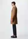 Abrigo Arizona Camel Talla M 47010020_09 Hombre Mango