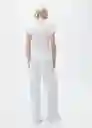 Top Juli Blanco Talla S Mujer Mango