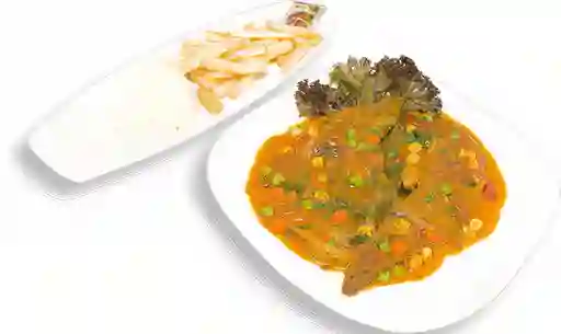 1/2 Lengua en Salsa Criolla