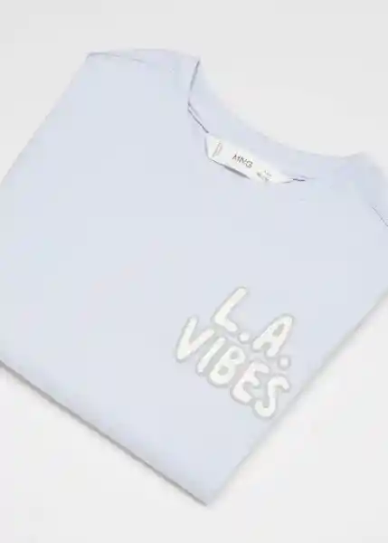 Camiseta Lavibes Celeste Talla 66 Niños Mango