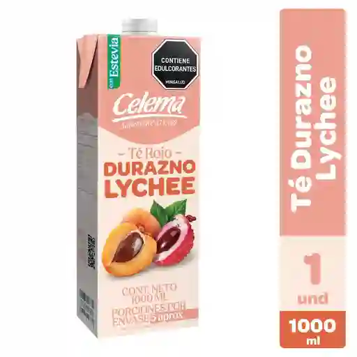Celema té Rojo Durazno Lychee Sin Calorías