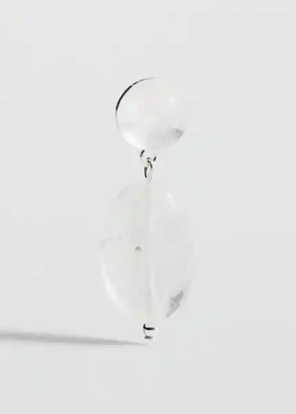 Pendientes Alba Plata Talla 99 Mujer Mango