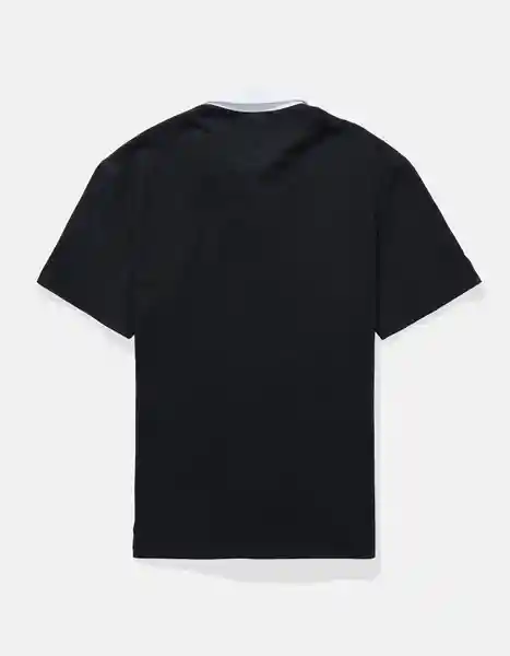 Polo Hombre Negro Talla: LARGE 4881167 American Eagle