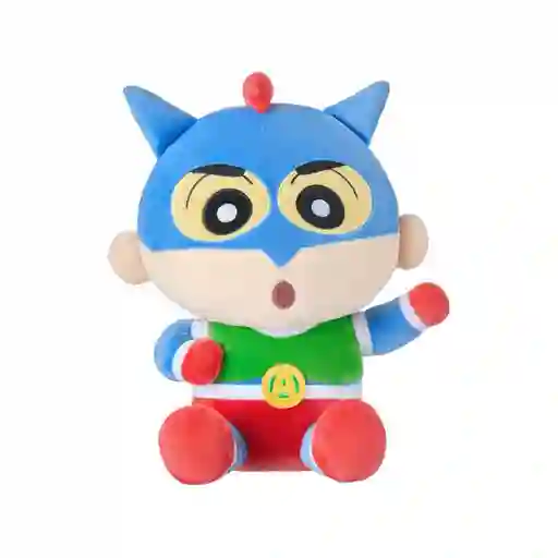 Peluche Superhéroe Shinnosuke Serie Crayon Shinchan 11" Miniso