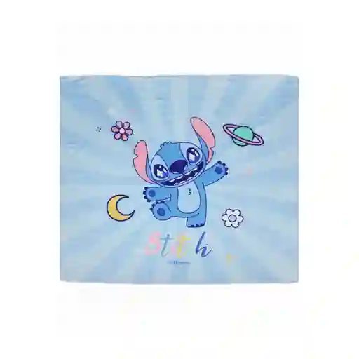 Manta Serie Stitch Dinner Party Azul Miniso