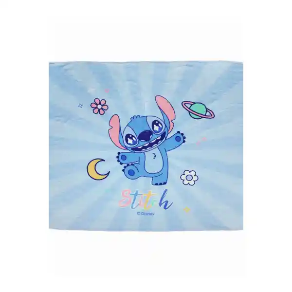 Manta Serie Stitch Dinner Party Azul Miniso