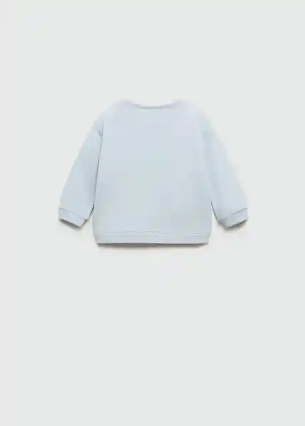 Sudadera Pockets Celeste Talla 66 Niños Mango