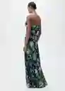 Vestido Volare Negro Talla S Mujer Mango