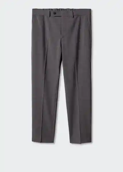 Pantalón Travel Gris Talla 46 Hombre Mango