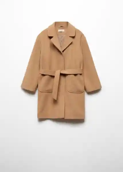 Abrigo Max Camel Talla 11 Niña Mango