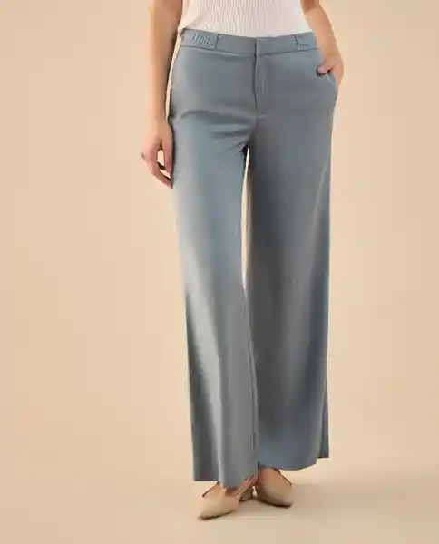 Pantalón Azul Chambray Medio Talla 8 432G004 Esprit