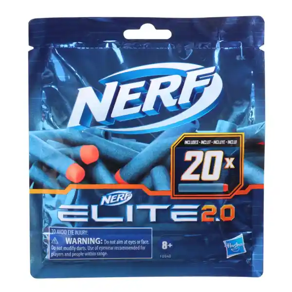 Nerf Elite 2.0 Pack 20 Dardos Hasbro