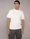 Camiseta Hombre Blanco Talla: MEDIUM 4423100 American Eagle