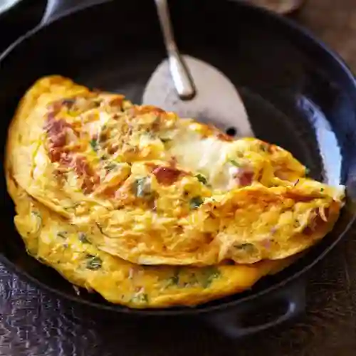 Omelette Cheese And Bacon