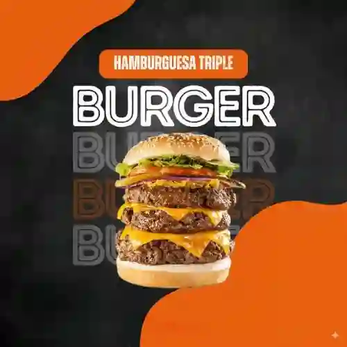 Hamburguesa Triple
