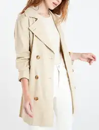 Chaqueta Mujer Beige Polvo Claro Talla M Naf Naf