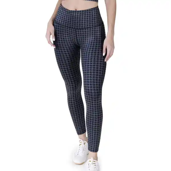 Legging Houndstooth Negro Talla M Everlast