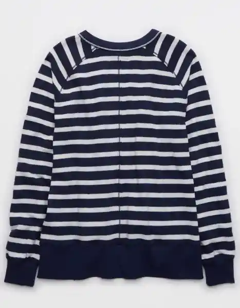 Buzo Aerie Azul Talla: SMALL 3592410 American Eagle