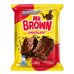 Mr Brown Brownie con Cobertura de Chocolate