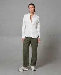 Pantalón Mujer Verde Talla 12 269G001_VER190309 Rifle