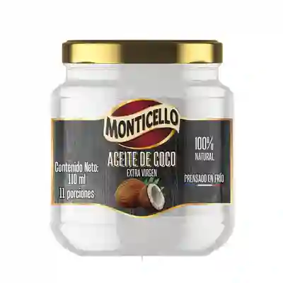 Monticello Aceite de Coco Extra Virgen 110 mL