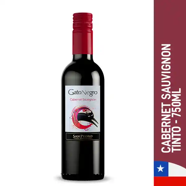 Gato Negro Vino Tinto Cabernet Sauvignon Media Botella 375 ml