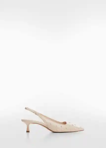 Zapatos Tachi Mujer Off White Talla 37 Mango