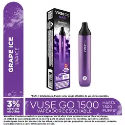 Vuse Go Vapeador Desechable Grape Ice 3% 