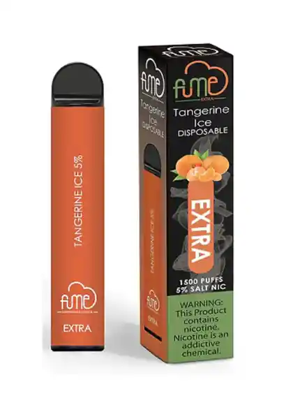 Fume Vaporizador Tangerine Ice 1500 Puffs