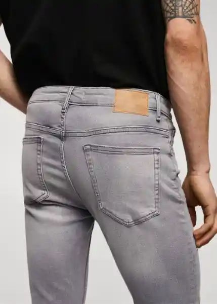 Jean Jude Tejano Gris Talla 46 Hombre Mango