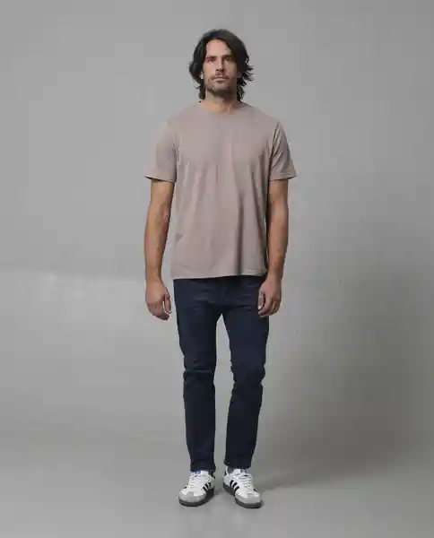 Camiseta Hombre Café Talla S 109G104_CAF171311 Rifle