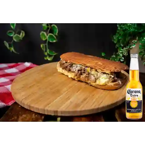 Combo Sándwich By Yul + Corona 330 ml