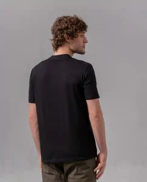 Camiseta Hombre Negro XL 109F108_NEG194007 Rifle