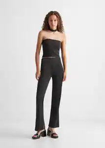 Top Glam Negro Talla 19 Teen Niñas Mango